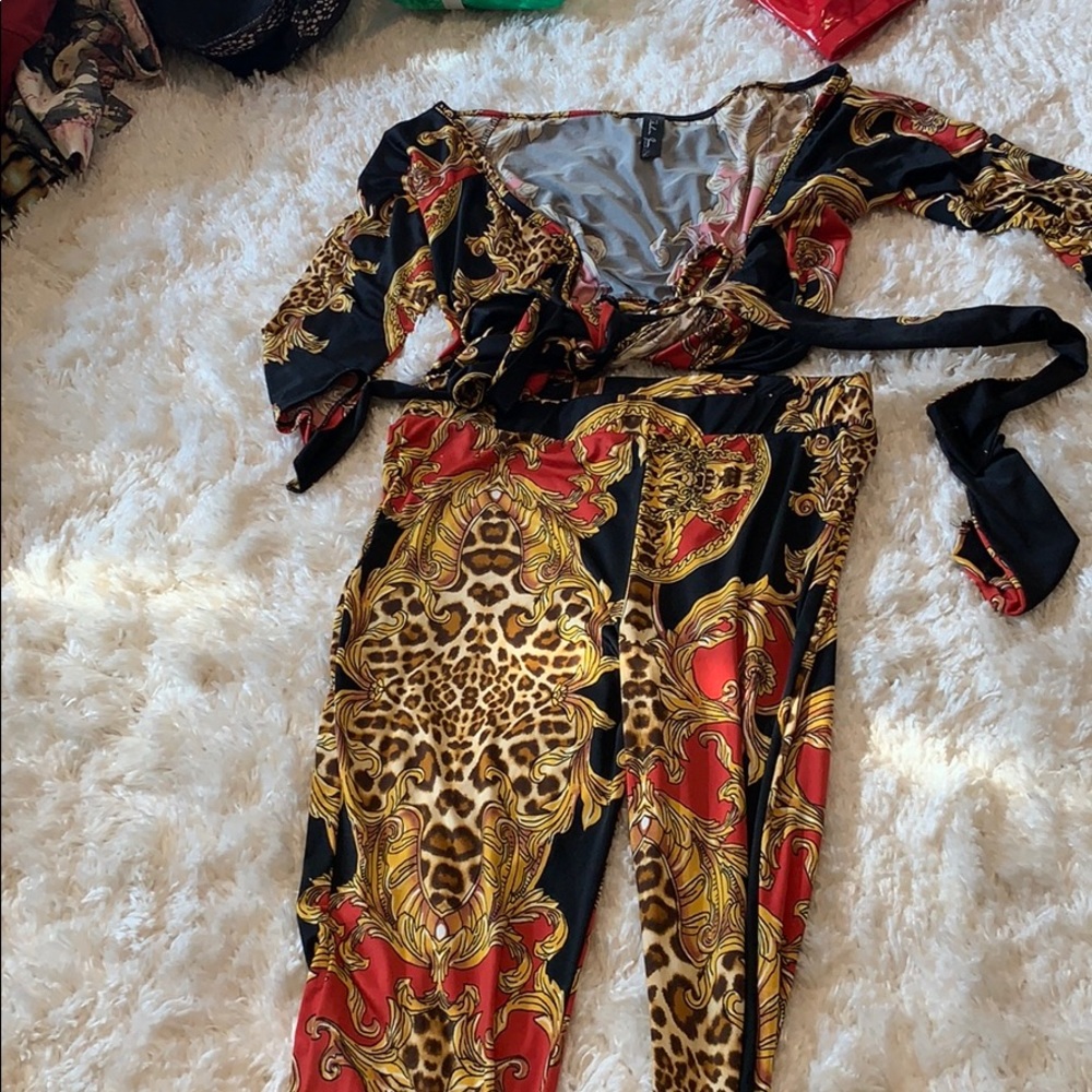 New no tags two piece sexy suit